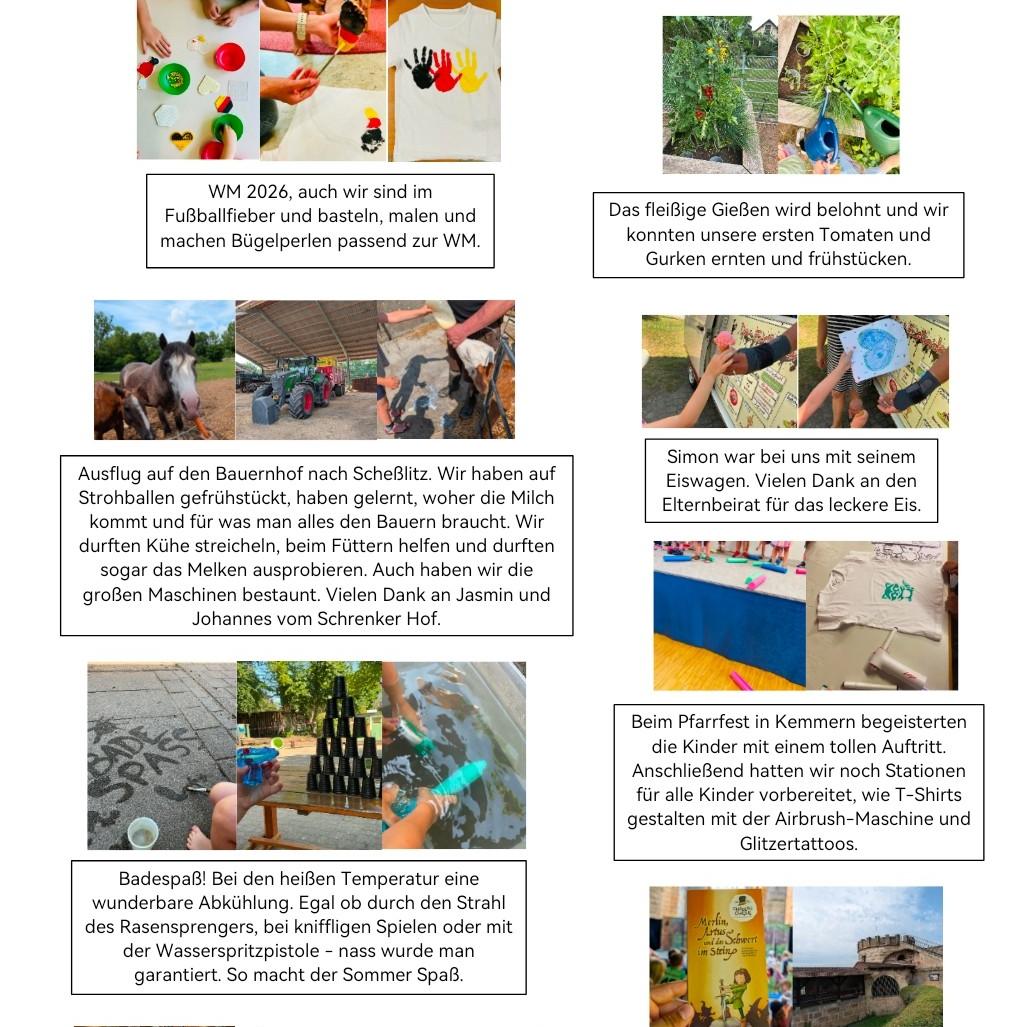 Impressionen aus dem Kindergartenalltag
